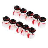 Max Christmas Decorations Snowman Doll Mini Resin Snowman Ornaments Button