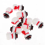 Max Christmas Decorations Snowman Doll Mini Resin Snowman Ornaments Button
