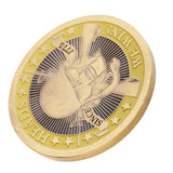 Maxbell Navy Skull Helmet Sniper Challenge Coin American Golden Commemorative Coin