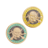 Maxbell Navy Skull Helmet Sniper Challenge Coin American Golden Commemorative Coin