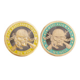 Maxbell Navy Skull Helmet Sniper Challenge Coin American Golden Commemorative Coin