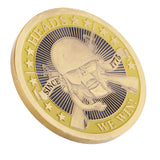 Maxbell Navy Skull Helmet Sniper Challenge Coin American Golden Commemorative Coin