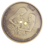 Maxbell Metal Souvenir Commemorative Fake Coins Prop Art Coin Collection