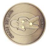 Maxbell Metal Souvenir Commemorative Fake Coins Prop Art Coin Collection
