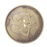 Maxbell Metal Souvenir Commemorative Fake Coins Prop Art Coin Collection