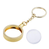 Max Coin keyring Pendant Keychain Commemorative Coin Key ring Creative Gift 27mm Gold