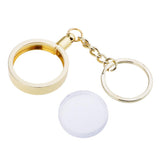 Max Coin keyring Pendant Keychain Commemorative Coin Key ring Creative Gift 27mm Gold