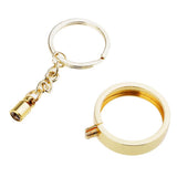 Max Coin keyring Pendant Keychain Commemorative Coin Key ring Creative Gift 27mm Gold