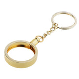 Max Coin keyring Pendant Keychain Commemorative Coin Key ring Creative Gift 27mm Gold