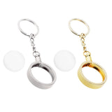 Max Coin keyring Pendant Keychain Commemorative Coin Key ring Creative Gift 27mm Gold