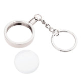 Max Coin keyring Pendant Keychain Commemorative Coin Key ring Creative Gift 27mm Silver
