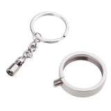 Max Coin keyring Pendant Keychain Commemorative Coin Key ring Creative Gift 27mm Silver