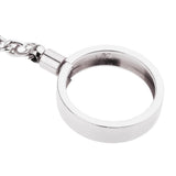 Max Coin keyring Pendant Keychain Commemorative Coin Key ring Creative Gift 27mm Silver