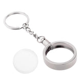 Max Coin keyring Pendant Keychain Commemorative Coin Key ring Creative Gift 27mm Silver