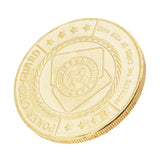 Maxbell Gold Plated Lucky Poker Chip Coin Toys Commemorative Coin Toys Collectible