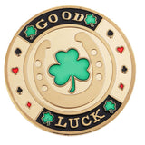 Maxbell Four Leaf Clover Luck Coin Toy Chip Card Commemorative Coin Toys Collectible