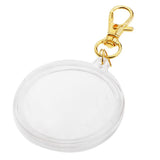 Maxbell Portable Acrylic Coin Holder Keychain Coin Keyring Collection Boxes #1