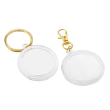 Maxbell Portable Acrylic Coin Holder Keychain Coin Keyring Collection Boxes #1