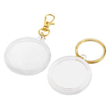 Maxbell Portable Acrylic Coin Holder Keychain Coin Keyring Collection Boxes #1
