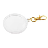 Maxbell Portable Acrylic Coin Holder Keychain Coin Keyring Collection Boxes #1