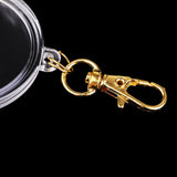 Maxbell Portable Acrylic Coin Holder Keychain Coin Keyring Collection Boxes #1