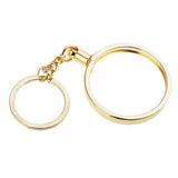 Max Coin keyring Pendant Keychain Commemorative Coin Key ring Creative Gift 40mm Gold