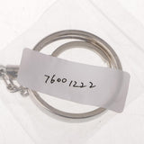 Max Coin keyring Pendant Keychain Commemorative Coin Key ring Creative Gift 40mm Silver
