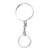 Max Coin keyring Pendant Keychain Commemorative Coin Key ring Creative Gift 40mm Silver