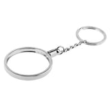 Max Coin keyring Pendant Keychain Commemorative Coin Key ring Creative Gift 40mm Silver