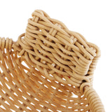 Max Imitation Rattan Plastic Bread Basket Weaving Storage Duck Type Food Basket