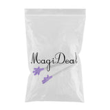Max Silicone Food Clip Small Palm Stainless Steel Tongs Ice Non-Slip Clip Purple