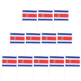 Maxbell 12PCS Flag Flags Banner Hand Waving Flag National Pride Flag Costa Rica