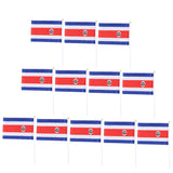 Maxbell 12PCS Flag Flags Banner Hand Waving Flag National Pride Flag Costa Rica