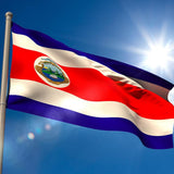 Maxbell 12PCS Flag Flags Banner Hand Waving Flag National Pride Flag Costa Rica