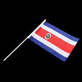 Maxbell 12PCS Flag Flags Banner Hand Waving Flag National Pride Flag Costa Rica