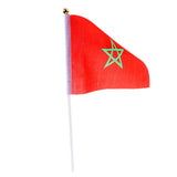 Maxbell 12PCS Flag Flags Banner Hand Waving Flag National Pride Flag Morocco