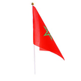 Maxbell 12PCS Flag Flags Banner Hand Waving Flag National Pride Flag Morocco