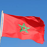 Maxbell 12PCS Flag Flags Banner Hand Waving Flag National Pride Flag Morocco