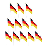 Maxbell 12PCS Flag Flags Banner Hand Waving Flag National Pride Flag Germany