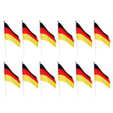 Maxbell 12PCS Flag Flags Banner Hand Waving Flag National Pride Flag Germany