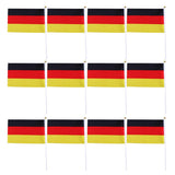 Maxbell 12PCS Flag Flags Banner Hand Waving Flag National Pride Flag Germany