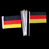 Maxbell 12PCS Flag Flags Banner Hand Waving Flag National Pride Flag Germany