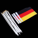 Maxbell 12PCS Flag Flags Banner Hand Waving Flag National Pride Flag Germany