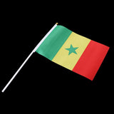 Maxbell 12PCS Flag Flags Banner Hand Waving Flag National Pride Flag Senegal
