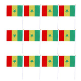 Maxbell 12PCS Flag Flags Banner Hand Waving Flag National Pride Flag Senegal