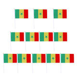 Maxbell 12PCS Flag Flags Banner Hand Waving Flag National Pride Flag Senegal