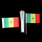 Maxbell 12PCS Flag Flags Banner Hand Waving Flag National Pride Flag Senegal