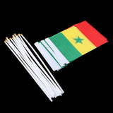 Maxbell 12PCS Flag Flags Banner Hand Waving Flag National Pride Flag Senegal