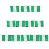 Maxbell 12PCS Flag Flags Banner Hand Waving Flag National Pride Flag Nigeria
