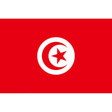 Maxbell 12PCS Flag Flags Banner Hand Waving Flag National Pride Flag Tunisia